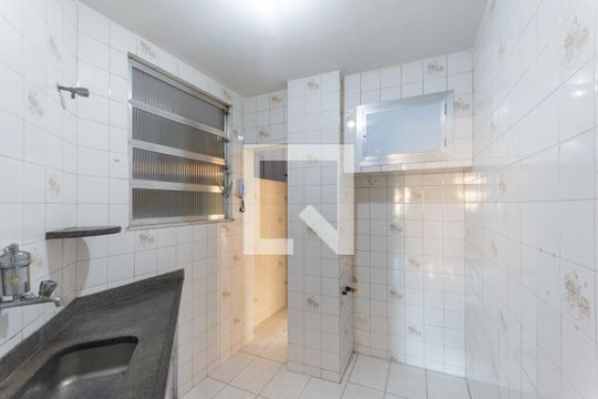 Cozinha e Área de Serviço de apartamento à venda com 2 quartos, 68m² em Rio Comprido, Rio de Janeiro