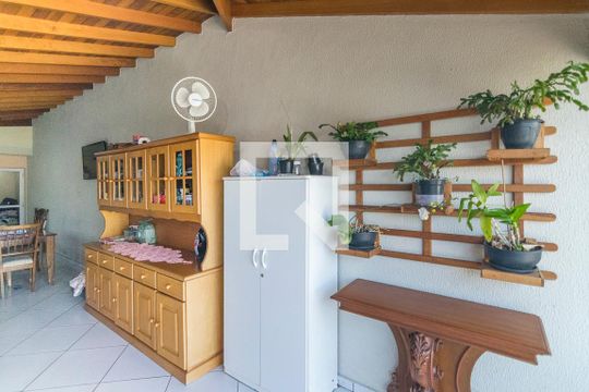 Área da Churrasqueira Cobertura de apartamento à venda com 3 quartos, 144m² em Vila Alzira, Santo André