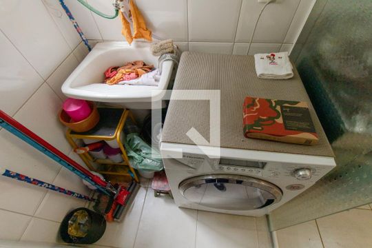 Cozinha e Área de Serviço de apartamento à venda com 3 quartos, 75m² em Santa Quiteria, Curitiba