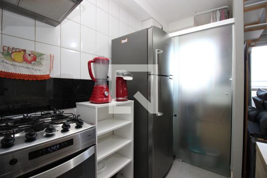 Cozinha de apartamento à venda com 1 quarto, 40m² em Norte (águas Claras), Brasília