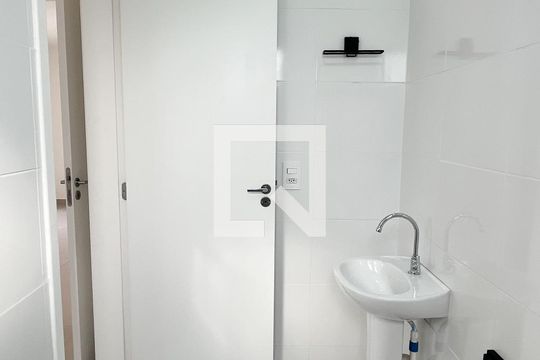 Banheiro da Suíte de apartamento à venda com 1 quarto, 49m² em Vila Pirituba, São Paulo