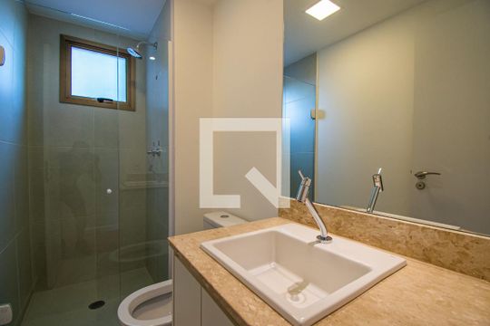 Banheiro da Suíte de apartamento à venda com 2 quartos, 66m² em Botafogo, Campinas