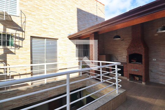 Área Gourmet de casa à venda com 3 quartos, 196m² em Vila Curuçá, Santo André