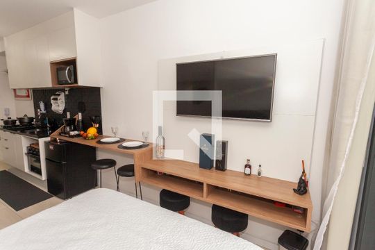 Studio  de kitnet/studio à venda com 1 quarto, 24m² em Brooklin Paulista, São Paulo