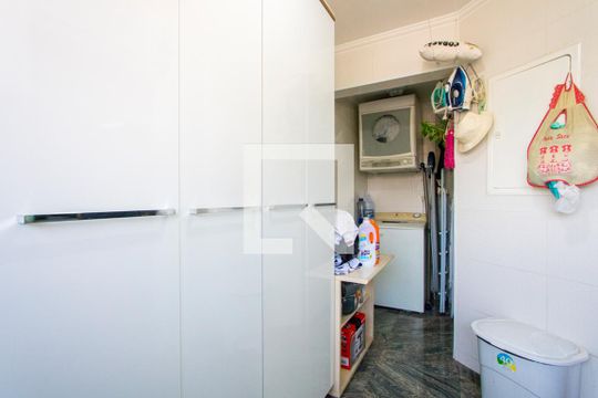 Área de serviço de apartamento à venda com 4 quartos, 136m² em Vila Gilda, Santo André