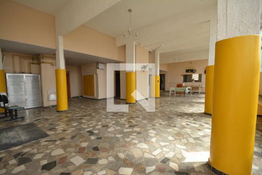 Salão de Festa com churrasqueira de kitnet/studio para alugar com 1 quarto, 20m² em Santa Teresa, Rio de Janeiro