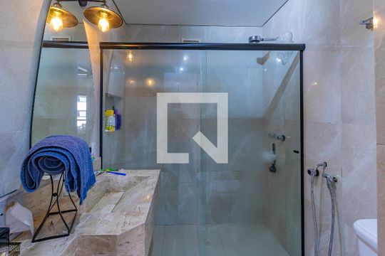 Banheiro Social de apartamento para alugar com 1 quarto, 52m² em Jardim São Dimas, São José dos Campos