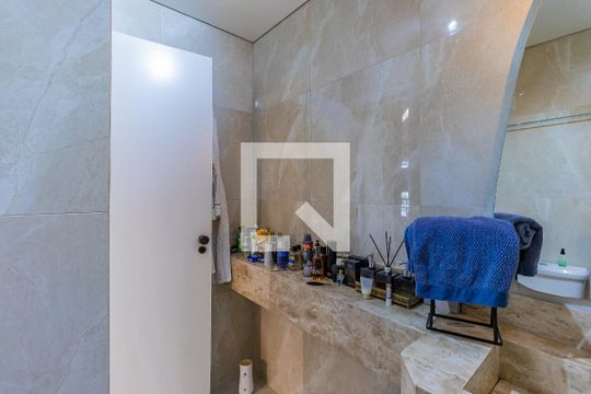 Banheiro Social de apartamento para alugar com 1 quarto, 52m² em Jardim São Dimas, São José dos Campos