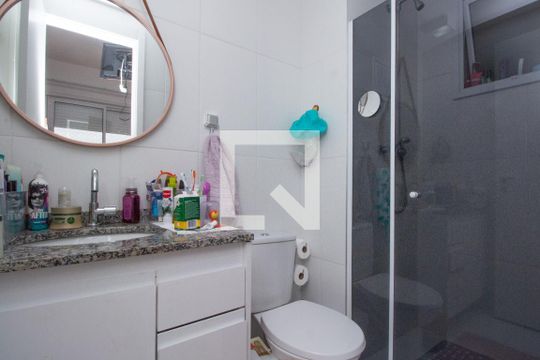 Banheiro Suíte de apartamento para alugar com 2 quartos, 71m² em Brás, São Paulo