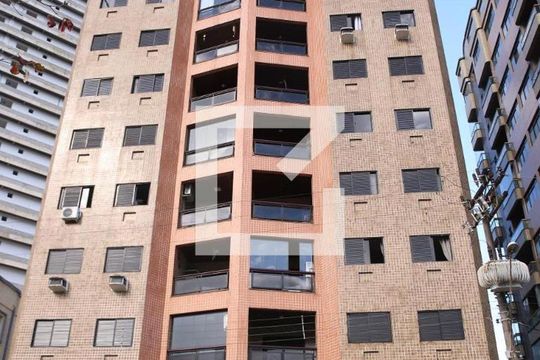 Fachada de apartamento para alugar com 3 quartos, 170m² em Vila Caiçara, Praia Grande