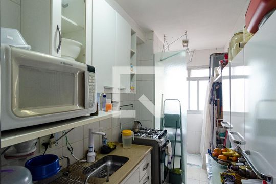 Cozinha de apartamento à venda com 2 quartos, 48m² em Parque Jabaquara, São Paulo