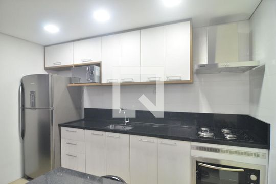 Cozinha de apartamento para alugar com 2 quartos, 55m² em Fátima, Canoas