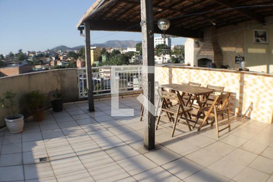 Terraço de apartamento à venda com 3 quartos, 168m² em Taquara, Rio de Janeiro