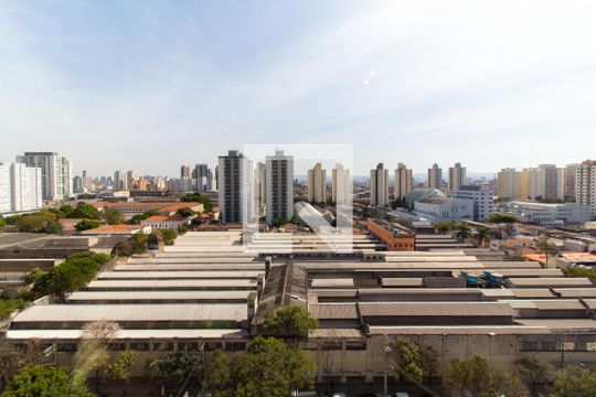 Vista da Sala de apartamento à venda com 1 quarto, 30m² em Mooca, São Paulo