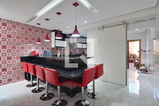 Cozinha de casa à venda com 4 quartos, 260m² em Parque das Nações, Santo André