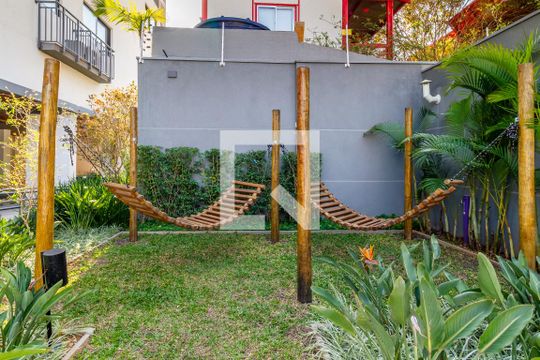 Área Comum de kitnet/studio para alugar com 1 quarto, 26m² em Indianópolis, São Paulo