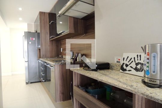 Cozinha - Armários de apartamento para alugar com 3 quartos, 99m² em Jacarepaguá, Rio de Janeiro