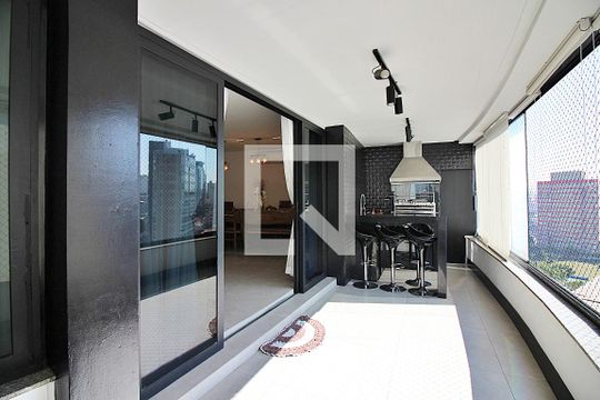 Varanda Gourmet de apartamento à venda com 6 quartos, 392m² em Centro, São Bernardo do Campo