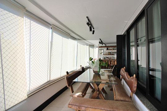 Varanda Gourmet de apartamento à venda com 6 quartos, 392m² em Centro, São Bernardo do Campo