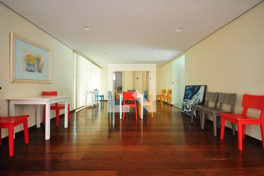 Salão de festa de apartamento para alugar com 1 quarto, 45m² em Real Parque, São Paulo