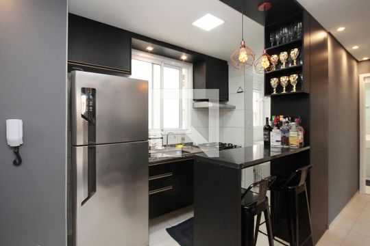Cozinha de apartamento à venda com 2 quartos, 52m² em Campos Elíseos, São Paulo