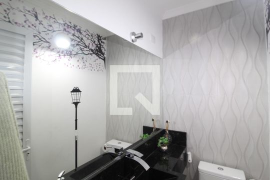 Banheiro serviço de casa à venda com 3 quartos, 172m² em Jardim São Caetano, São Caetano do Sul