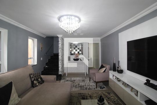 Sala de casa à venda com 3 quartos, 172m² em Jardim São Caetano, São Caetano do Sul