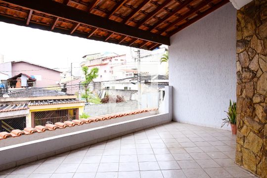 Varanda da Suite de casa à venda com 3 quartos, 150m² em Vila Curuca, Santo André