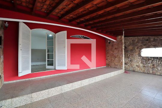 Varanda da Suíte 1 de casa à venda com 3 quartos, 332m² em Vila Camilópolis, Santo André