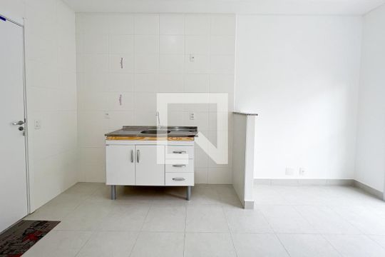 Cozinha e Área de Serviço de apartamento à venda com 1 quarto, 38m² em Bom Retiro, São Paulo