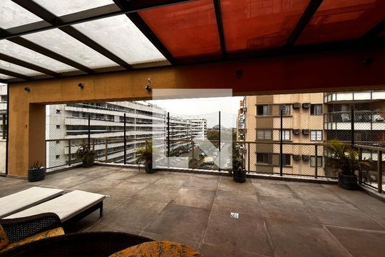 Área Externa - Cobertura de apartamento à venda com 2 quartos, 240m² em Recreio dos Bandeirantes, Rio de Janeiro