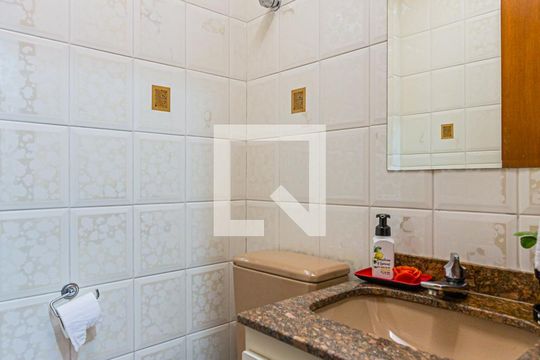 Lavabo de apartamento à venda com 3 quartos, 110m² em Vila Santa Teresa, Santo André