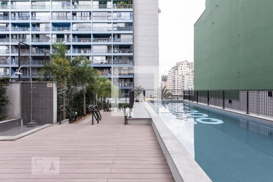 Área comum - Piscina de apartamento à venda com 1 quarto, 50m² em Bela Vista, São Paulo