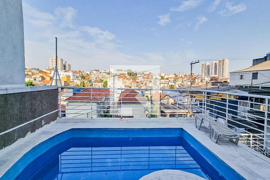 Área comum - Piscina de casa de condomínio à venda com 3 quartos, 87m² em Vila Isolina Mazzei, São Paulo