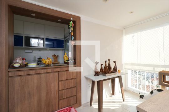 Varanda da Sala de apartamento à venda com 2 quartos, 64m² em Vila do Bosque, São Paulo