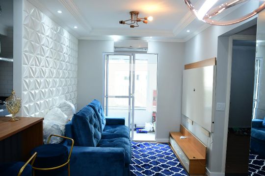 Sala de apartamento para alugar com 2 quartos, 53m² em Jardim Colibri, Cotia