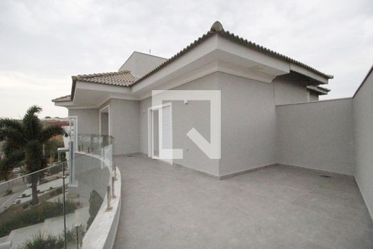 Varanda da Suíte master de casa de condomínio para alugar com 4 quartos, 450m² em Parque São Bento, Sorocaba