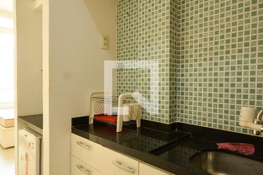 Cozinha de apartamento à venda com 1 quarto, 20m² em Flamengo, Rio de Janeiro