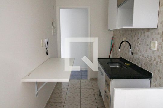 cozinha de apartamento à venda com 2 quartos, 50m² em Lauzane Paulista, São Paulo