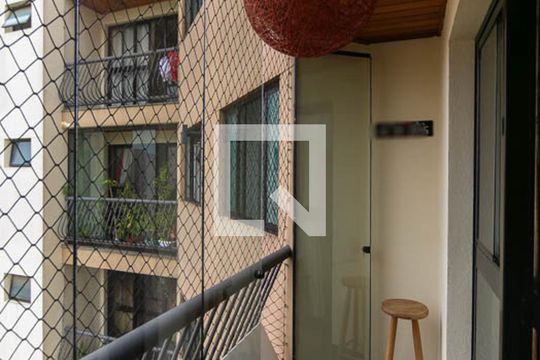 Varanda da Sala de apartamento para alugar com 2 quartos, 72m² em Parque Taboão, Taboão da Serra