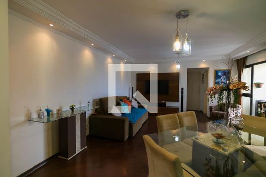 Sala de apartamento para alugar com 2 quartos, 72m² em Parque Taboão, Taboão da Serra
