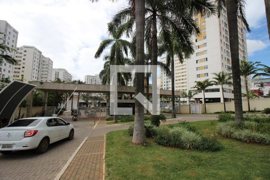Fachada do Condomínio de apartamento para alugar com 2 quartos, 62m² em Norte (águas Claras), Brasília