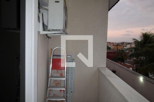 Varanda do quarto de apartamento à venda com 2 quartos, 70m² em Maria da Graça, Rio de Janeiro