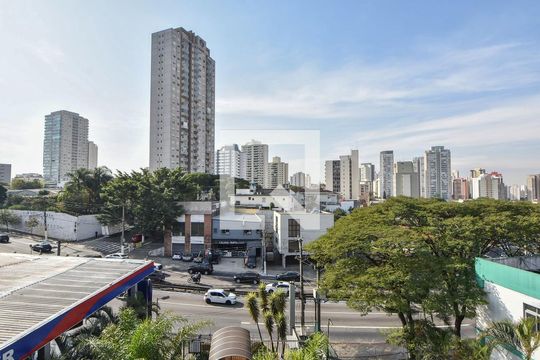 Vista Quarto  de apartamento à venda com 1 quarto, 43m² em Santo Amaro, São Paulo