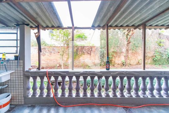 Vista da Sala de casa à venda com 5 quartos, 561m² em Vila Alzira, Santo André