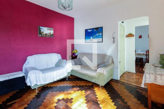 Sala de apartamento à venda com 3 quartos, 110m² em Navegantes, Porto Alegre