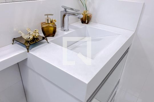 Banheiro da Suíte de apartamento à venda com 3 quartos, 103m² em Mooca, São Paulo