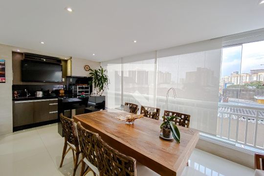 Varanda da Sala de apartamento à venda com 3 quartos, 103m² em Mooca, São Paulo