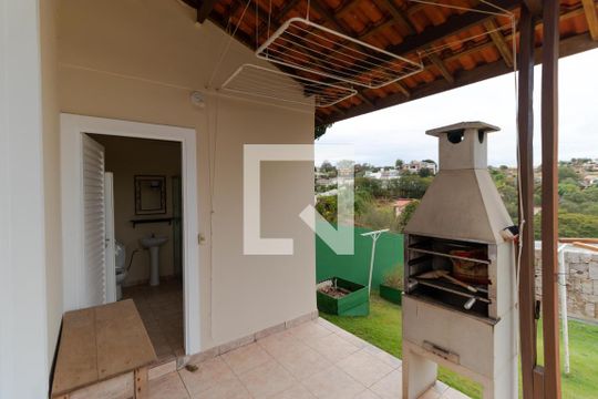 Churrasqueira de casa de condomínio à venda com 3 quartos, 340m² em Colinas do Ermitage (sousas), Campinas