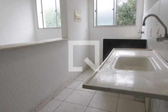 Cozinha de apartamento à venda com 2 quartos, 42m² em Campo Grande, Rio de Janeiro
